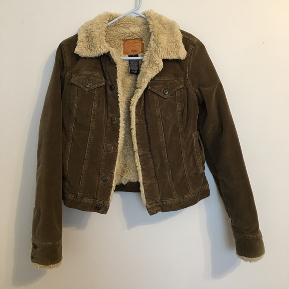 earl jean corduroy sherpa jacket
